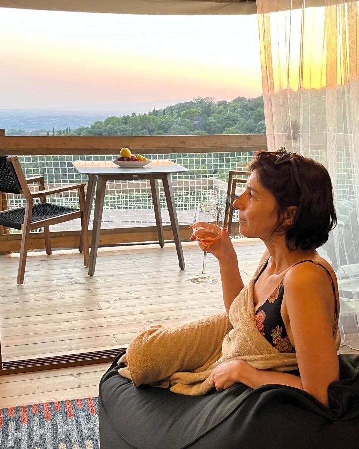 Glamping - Il Giardino Di San Giorgio "Armida" Hotel Montorgiali Bagian luar foto